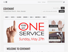 Tablet Screenshot of covenant-reno.org